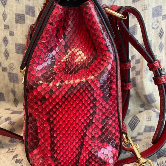 *RARE*Authentic Gucci Padlock Python Mini Backpack - Picture 6 of 15